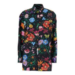 Gucci Women Flora Rpint Oversize Shirt